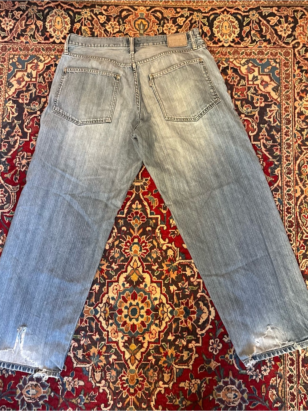 Levi's Light Blue Silver Tab Straight-Leg Jeans